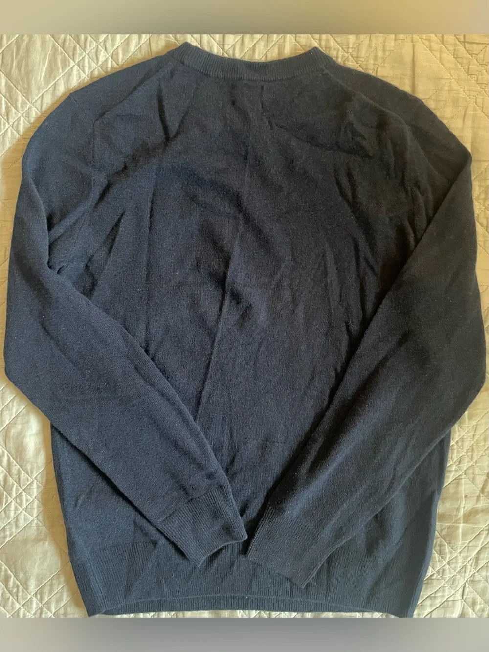 J. CREW Cashmere crewneck sweater in Navy Size S $158 BE895